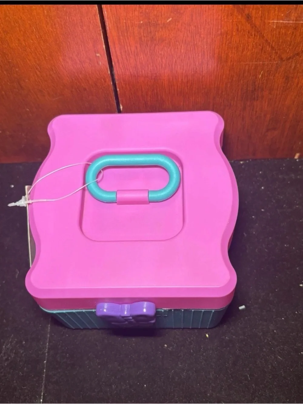 Pink & Teal Butterfly Toy Storage Box - Kids Toys